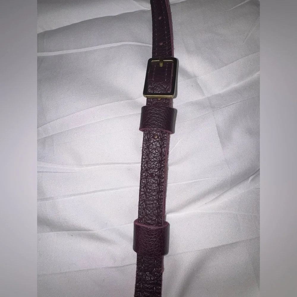 Portland Leather Poppy Classic Bag in Plum EUC - Picture 9 of 9